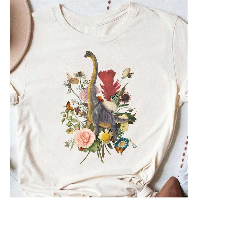 MR-17102023193128-dinosaur-botanical-bouquet-shirt-cottagecore-dinosaur-shirt-image-1.jpg