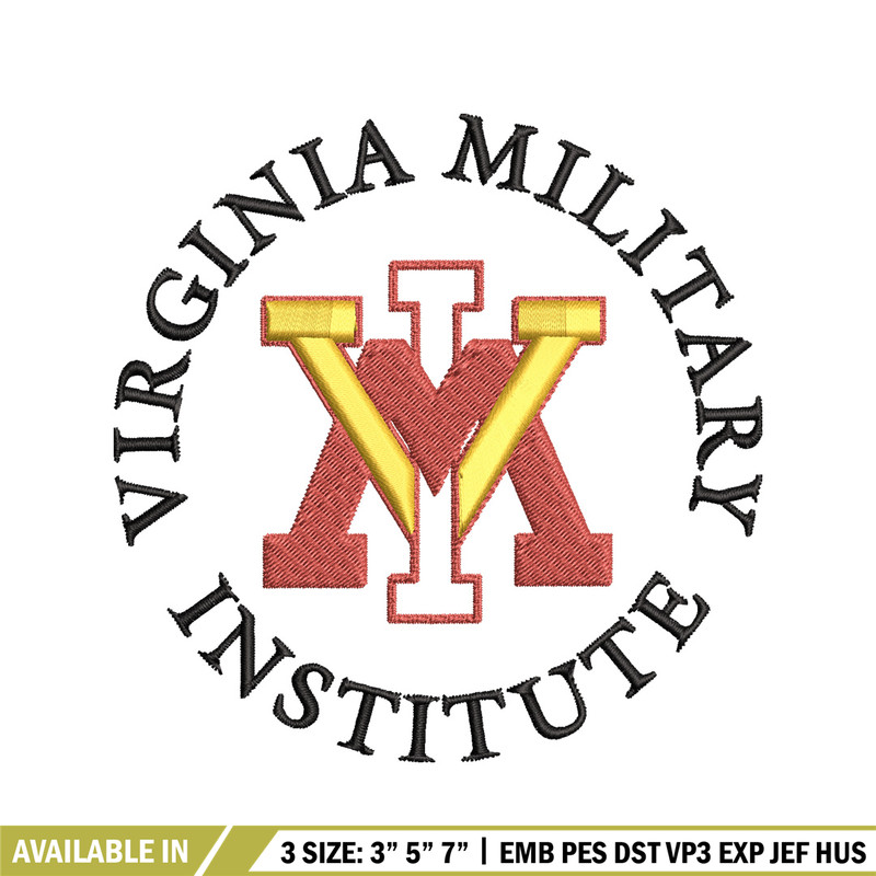 VMI Keydets embroidery design, VMI Keydets embroidery, logo Sport, Sport embroidery, NCAA embroidery..jpg