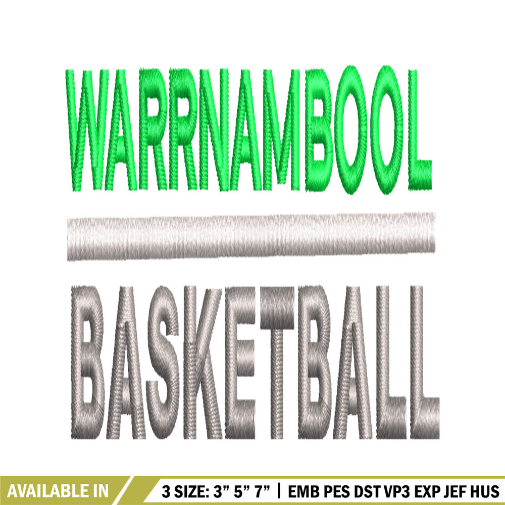 Warrnambool Basketball embroidery design, Warrnambool Basketball embroidery, logo design, logo shirt, Digital download..jpg