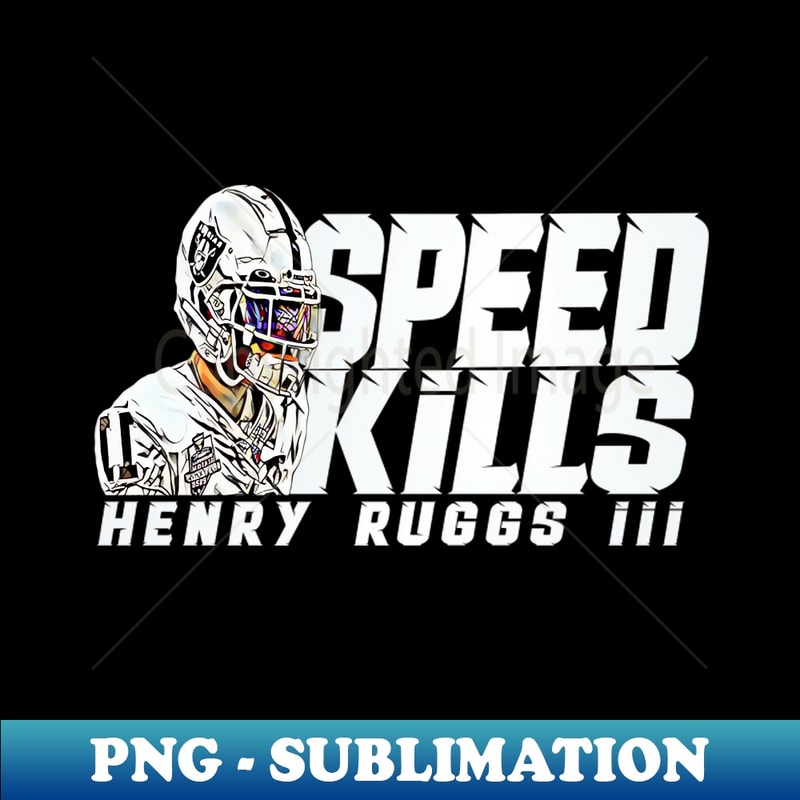 Henry Ruggs III Speed Kills - Retro PNG Sublimation Digital | Inspire ...