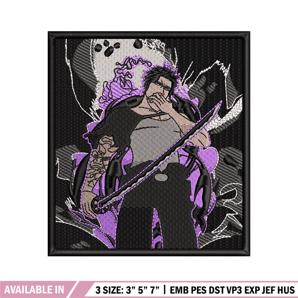 Yami box embroidery design, Black clover embroidery, Anime design, Embroidery shirt, Embroidery file, Digital download.jpg