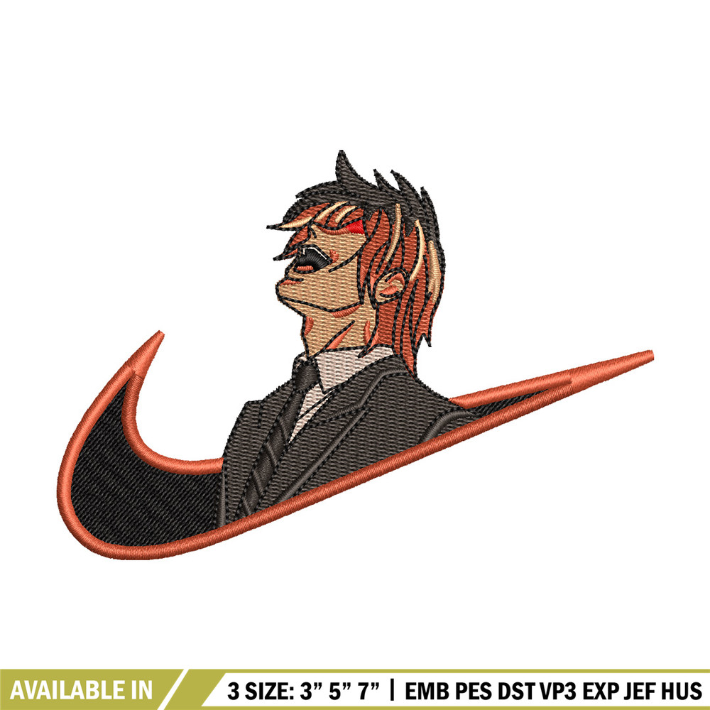 Yagami nike embroidery design, Death note embroidery, Nike design, Embroidery shirt, Embroidery file, Digital download.jpg