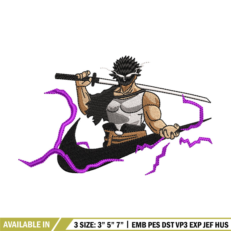 Yami Sukehiro Nike embroidery design, Black Clover embroidery, Nike design, anime design, anime shirt, Digital download.jpg