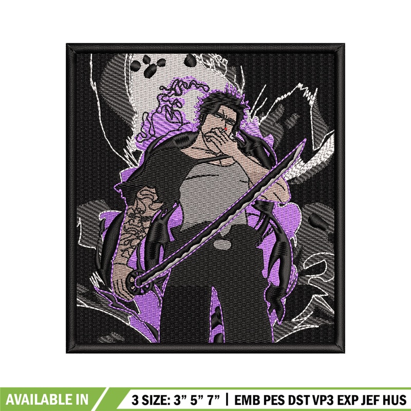 Yami box embroidery design, Black clover embroidery, Anime design, Embroidery shirt, Embroidery file, Digital download.jpg