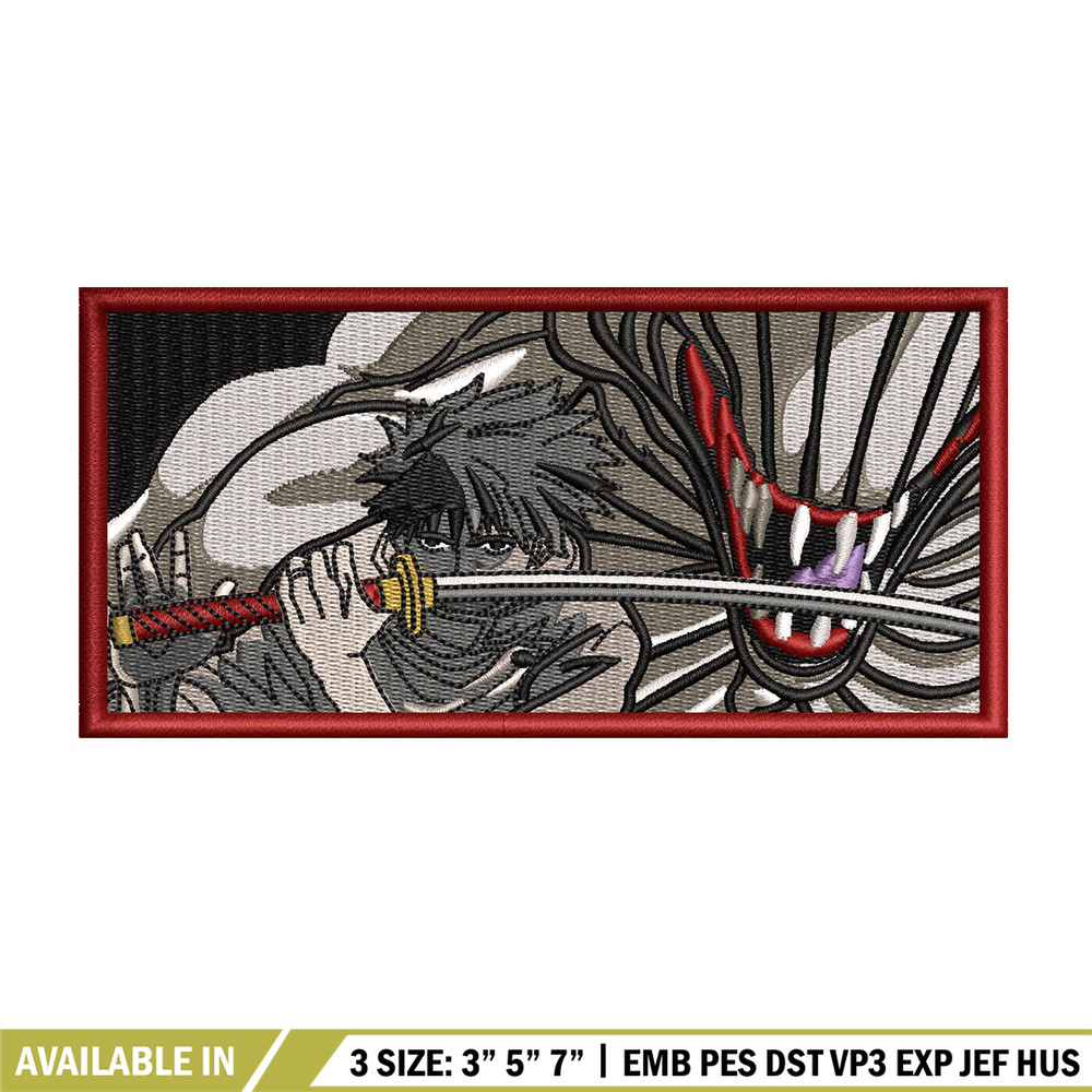 Yuta and rika embroidery design, Jujutsu embroidery, Anime design, Embroidery shirt, Embroidery file, Digital download.jpg