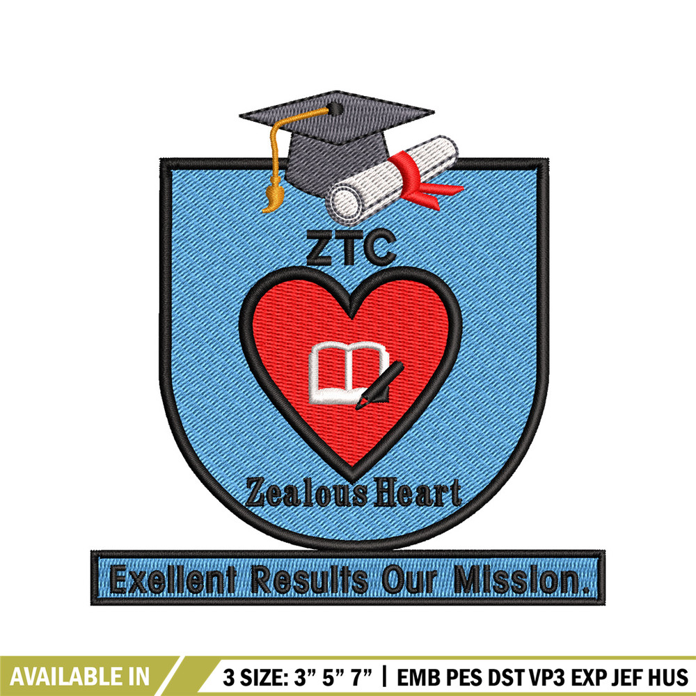 Zealous Tutorial Centre embroidery design, Zealous Tutorial Centre embroidery, logo design, logo shirt, Digital download.jpg