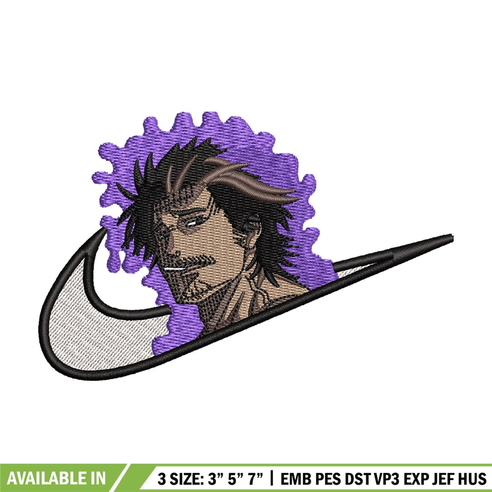 Yami x nike embroidery design, Black clover embroidery, Nike design, Embroidery shirt, Embroidery file, Digital download.jpg