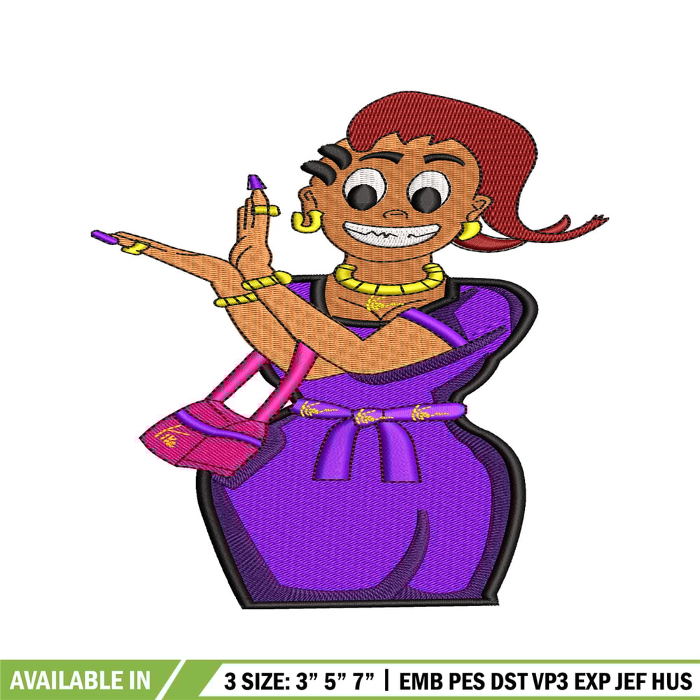 Yike girl embroidery design, Yike girl embroidery, logo design, Logo shirt, embroidery file, Digital download.jpg