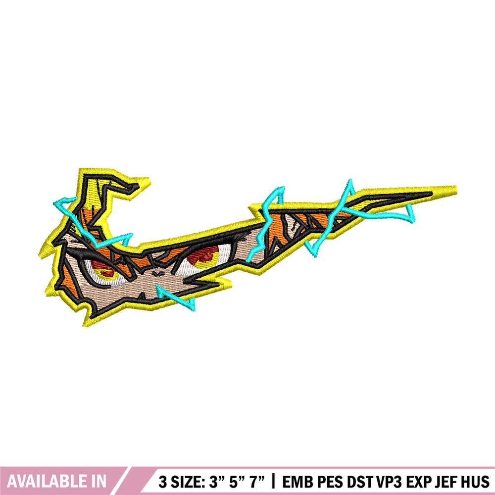 Zenitsu Eyes nike embroidery design, Kimetsu no Yaiba embroidery, nike design, anime shirt, digital download.jpg
