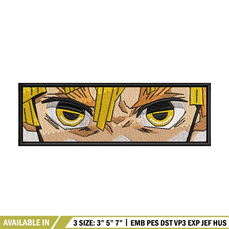 Zenitsu eyes Nike embroidery design, Kimetsu no Yaiba embroidery, Nike design, anime design, Digital download.jpg