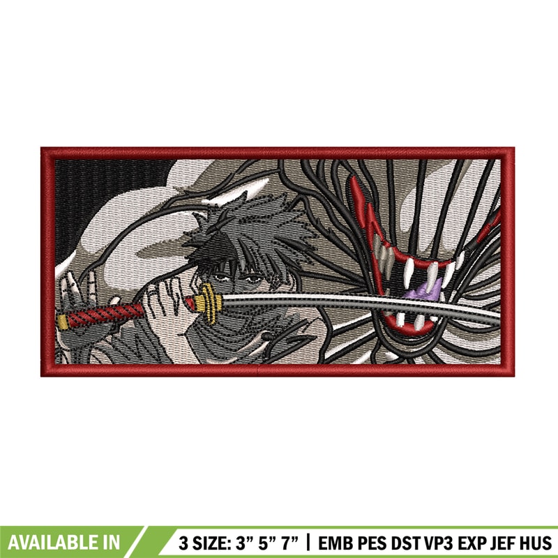 Yuta and rika embroidery design, Jujutsu embroidery, Anime design, Embroidery shirt, Embroidery file, Digital download.jpg