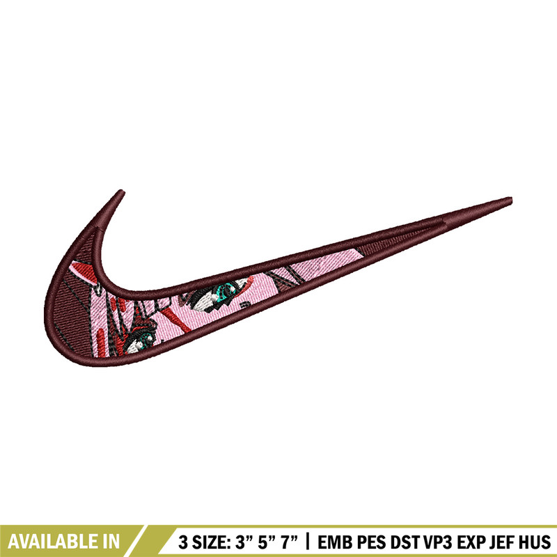 Zero two nike embroidery design, Zero two embroidery, Nike design, Embroidery shirt, Embroidery file, Digital download.jpg