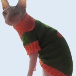 cat clothes, cat sweater, sphynx clothes, sphynx sweater, warm sphynx clothes, warm cat clothes, warm cat sweater,