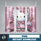Kitty Coffee Tumbler, Spring Flower Pink Cat PNG, 20oz Straight Skinny Wrap, Cartoon Tumbler, Tumbler Wrap, Full Tumbler Wrap (18).jpg