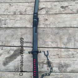 handmade authentic japanese sharp sword samurai katana high carbon steel blade