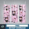 Kitty Coffee Tumbler, Spring Flower Pink Cat PNG, 20oz Straight Skinny Wrap, Cartoon Tumbler, Tumbler Wrap, Full Tumbler Wrap (36).jpg