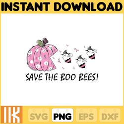 save the boo bees png, designs breast cancer groovy style png, cancer png, cancer awareness, pink ribbon