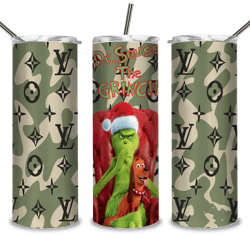 grinch lv png, grinch png, christmas tumbler wrap, grinch christmas tumbler design 20oz/30oz png instant download