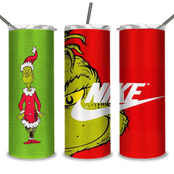 grinch nike png, grinch png, christmas tumbler wrap, grinch christmas tumbler design 20oz/30oz png instant download
