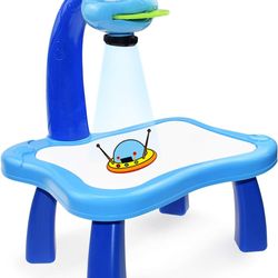 Perfect gift Trace and Drawing Projector Table for Kids Toy with Light & Music, Child Smart Projector (US customers)