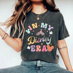 in my disney era comfort colors shirt, disney trip, colorful vacay shirt, disney aesthetic shirt, disneyworld shirt