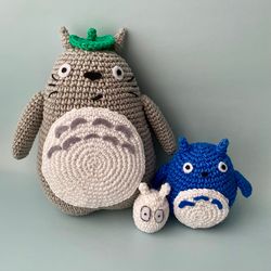 Totoro by Ghibli studio amigurumi crochet pattern