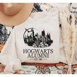 magical wizard castle unisex crewneck shirt or sweatshirt, alumni, cute comfy wizard book lover pullover sweatshirt, fam