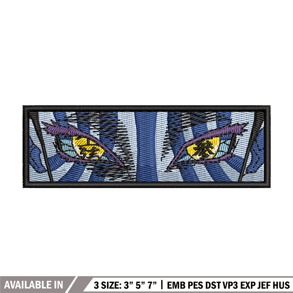 Akaza eyes embroidery design, Demon slayer embroidery, Anime design, Embroidery shirt, Embroidery file, Digital download.jpg