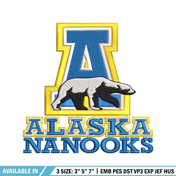 Alaska Nanooks embroidery design, Alaska Nanooks embroidery, logo Sport, Sport embroidery, NCAA embroidery..jpg