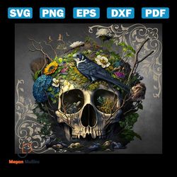 gothic skulls and flowers 20 oz skinny tumbler valentine sublimation design png instant digital only, valentine skeleton