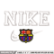 Barcelona nike embroidery design, Football embroidery, Embroidery file, Embroidery shirt, Nike design,Digital download.jpg