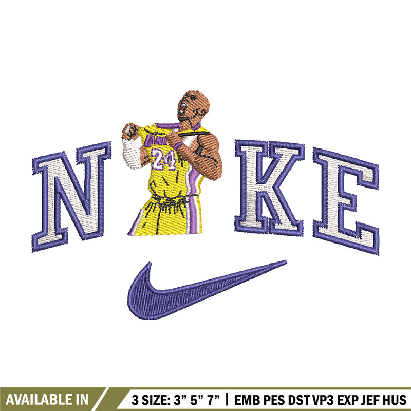 Basketball player Nike embroidery design, Basketball embroidery, Nike design, Embroidery file, Instant download.jpg