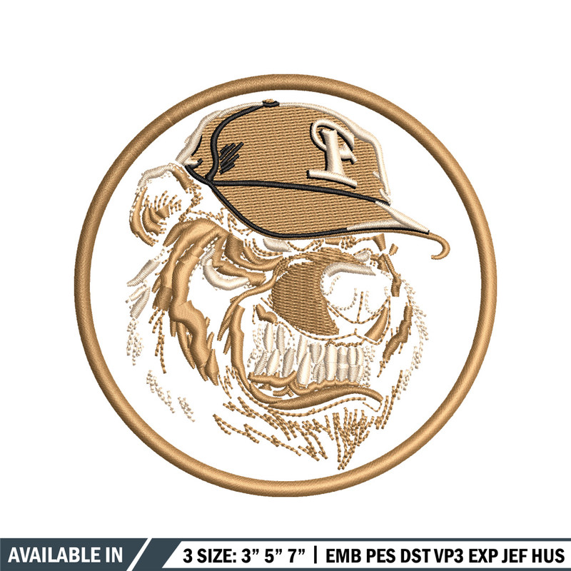 Bear face embroidery design, Bear face embroidery, animal design, embroidery file, logo shirt, Digital download..jpg