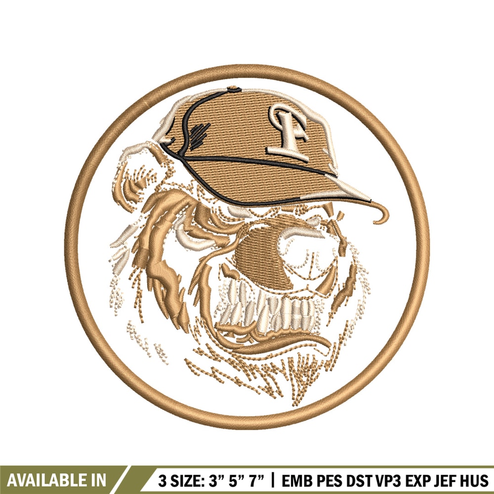 Bear face embroidery design, Bear face embroidery, animal design, embroidery file, logo shirt, Digital download..jpg