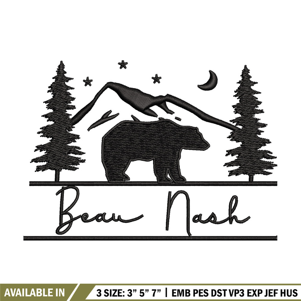 Beau nask embroidery design, Logo embroidery, Embroidery file, Embroidery shirt, Emb design, Digital download.jpg
