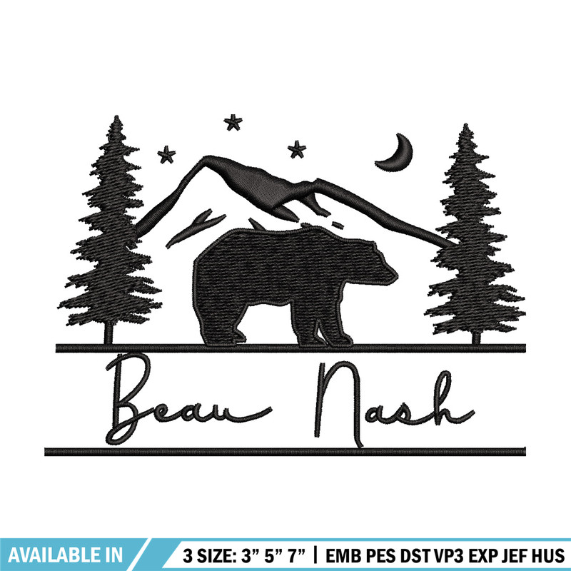 Beau nask embroidery design, Logo embroidery, Embroidery file, Embroidery shirt, Emb design, Digital download.jpg