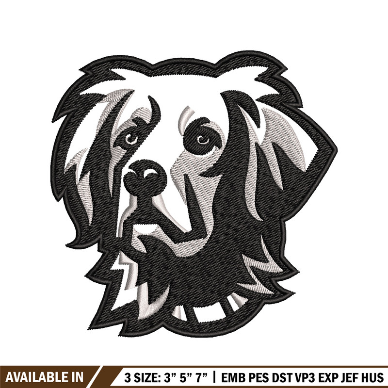 Black dog embroidery design, Black dog embroidery, animal design, embroidery file, logo shirt, Digital download..jpg