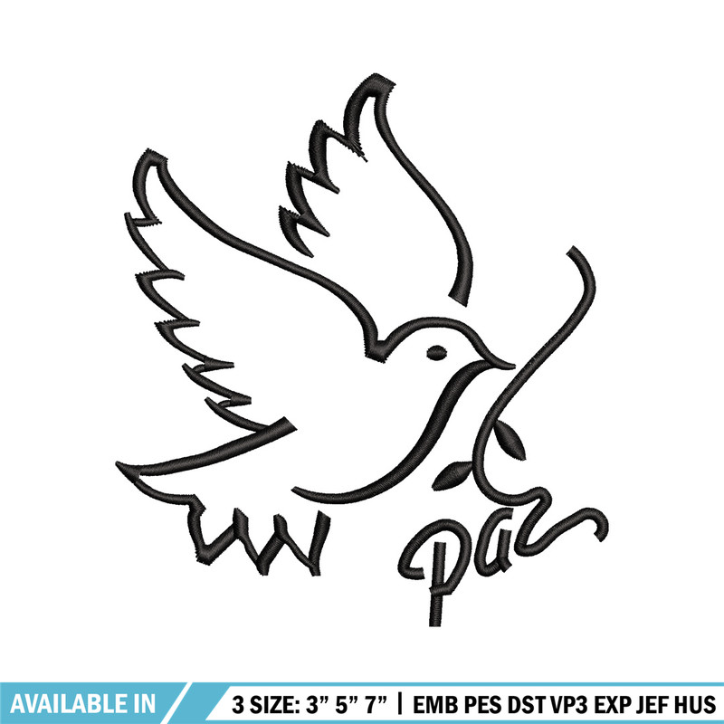 Bird logo embroidery design, Bird embroidery, Embroidery file, Embroidery shirt, Emb design, Digital download.jpg