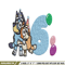 Bluey Bingo 6th Birthday Embroidery, Bluey Cartoon Embroidery, Disney Embroidery, Embroidery File, digital download..jpg