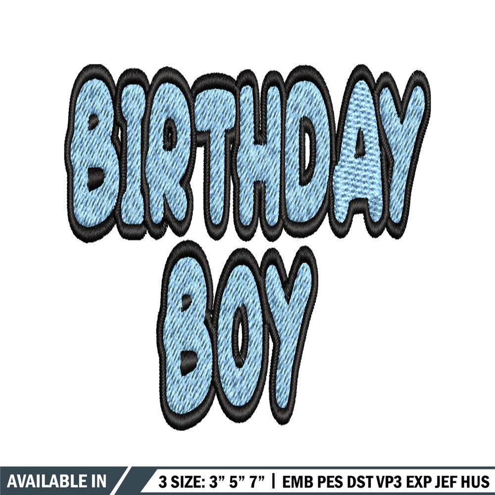 Bluey Birthday Boy Embroidery, Bluey Cartoon Embroidery, Disney Embroidery, Embroidery File, digital download..jpg