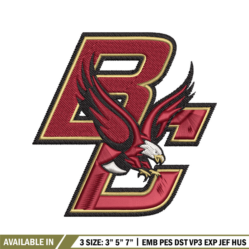 Boston College Eagles embroidery design, Boston College Eagles embroidery, Sport embroidery, NCAA embroidery..jpg