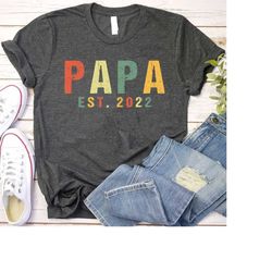 dad est shirt, dad tshirt, fathers day shirt, dada shirt, birthday gift for dad, new dad shirt, father day gift