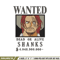 Bounty shanks embroidery design, One piece embroidery, Anime design, Embroidery shirt, Embroidery file,Digital download.zip.jpg