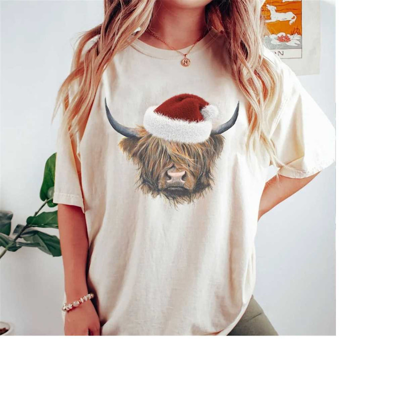 MR-1810202384849-highland-cow-santa-christmas-shirt-highland-cow-lover-shirt-image-1.jpg