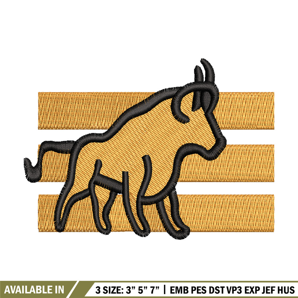 Buffalo yellow logo embroidery design, Buffalo embroidery, logo design, logo shirt, Embroidery shirt, Instant download.jpg