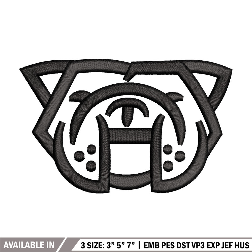 Bull dog embroidery design, Bull embroidery, Embroidery file, Embroidery shirt, Emb design, Digital download.jpg