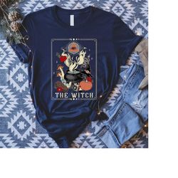 the witch tarot card shirt, witch halloween shirt, magical wiccan pagan clothes