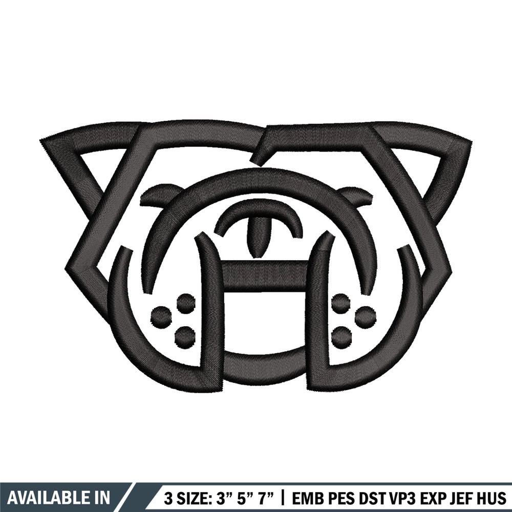 Bull dog embroidery design, Bull embroidery, Embroidery file, Embroidery shirt, Emb design, Digital download.jpg