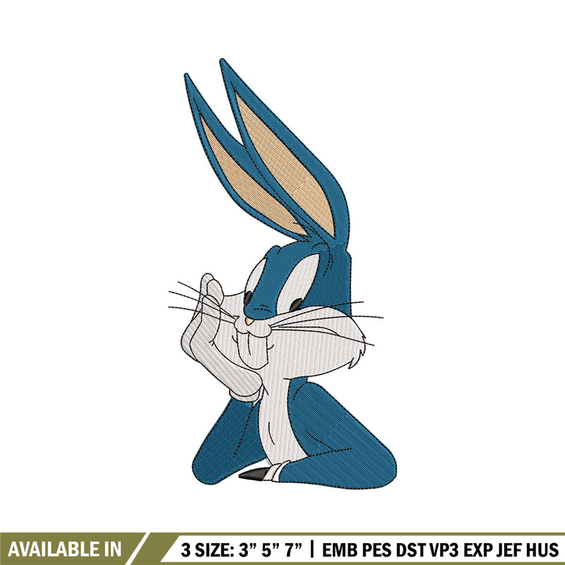 Bunny cartoon embroidery design, Cartoon embroidery, Embroidery file, Embroidery shirt, Emb design, Digital download.jpg