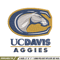 California Davis Aggies embroidery design, California Davis Aggies embroidery, Sport embroidery, NCAA embroidery..jpg